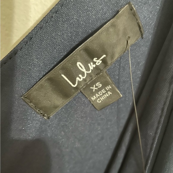 ⬇️Price Drop⬇️ Lulus Navy Blue Sleeveless Maxi Dress size XS NWT - Picture 7 of 13
